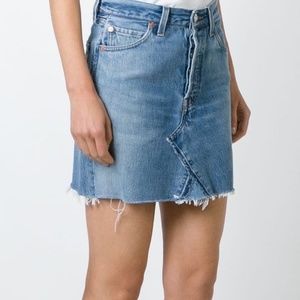 RE/DONE Denim Mini Skirt